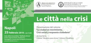 La città nella crisi – Napoli, 25 febbraio 2016