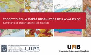 Seminario di presentazione dei risultati del Progetto della Mappa urbanistica della Val d’Agri